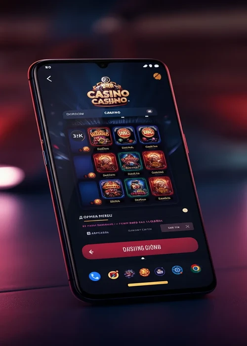 Interface utilisateur de Rant Casino présentant ses jeux populaires et son bonus de bienvenue en couleurs pop art vibrantes sur mobile et ordinateur.